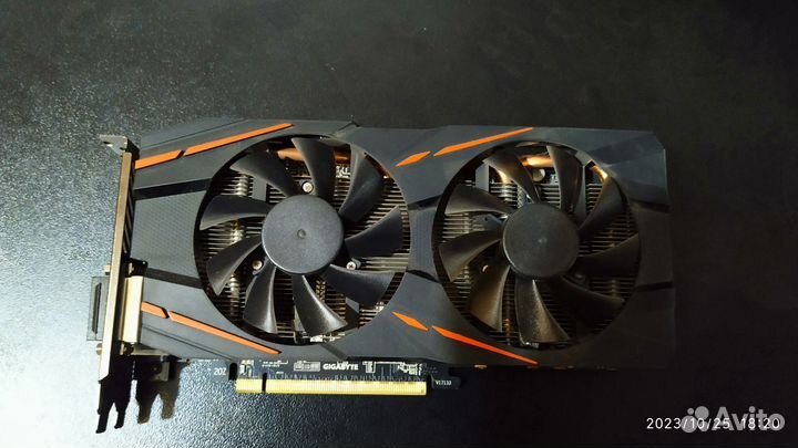 Видеокарта gigabyte rx580 4gb