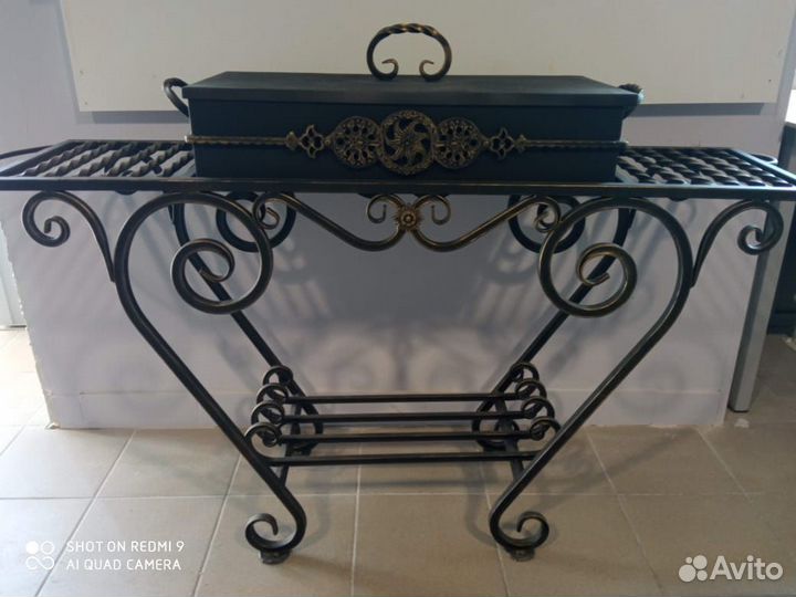 Мангал с крышкой