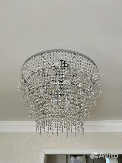 Люстра потолочная хрустальная