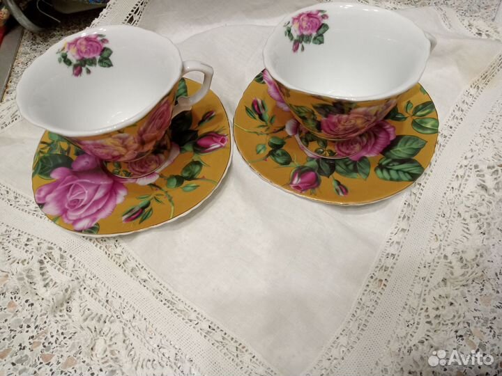 Чашка с блюдцем фарфор Arti m collection