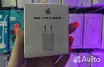 Наушники Apple EarPods lightning +Быстрая зарядка
