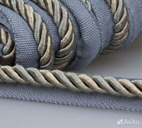 Кант декоративный 8мм с тесьмой в ассортименте