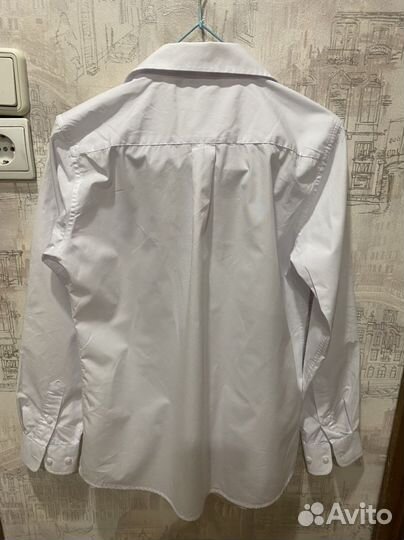 Белая рубашка на мальчика 164 рост