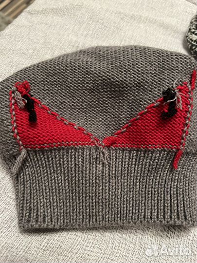 Шапка в стиле Fendi детская