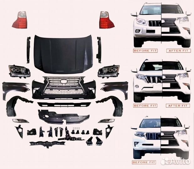 Рестайлинг прадо 150 09-17 в lexus GX 460 стиль202