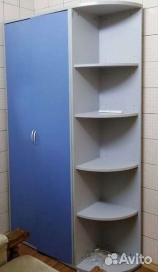 Полки-стеллаж со шкафом и навесным+барная стойка