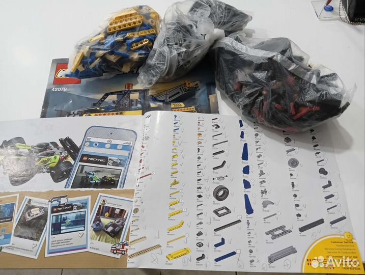 Lego technic 42079 Сверхмощный вилочный погрузчик