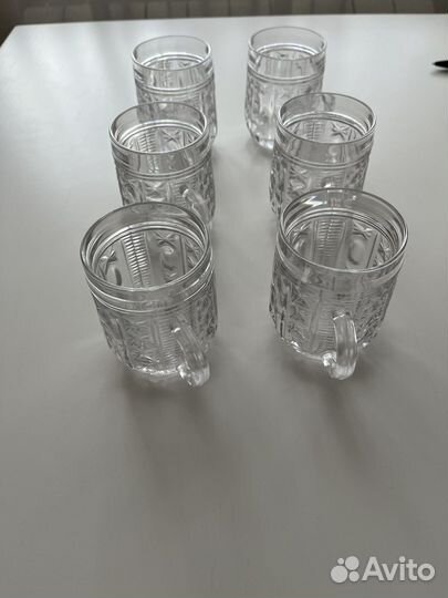 Хрустальные кружки, рюмки