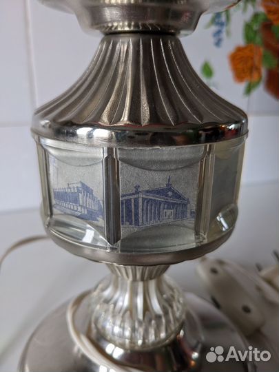 Красный светильник винтаж СССР