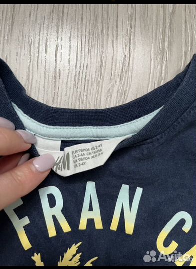 Футболка hm 98/104