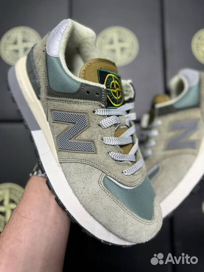 Кроссовки New balance 574 x Stone Island