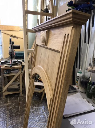 Зеркало в раме из массива дуба