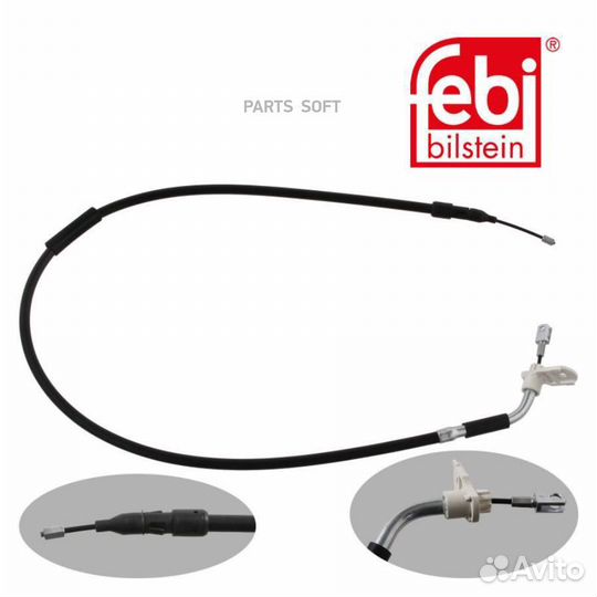 Febi 34909 Трос ручного тормоза MB A(W169) 1215мм