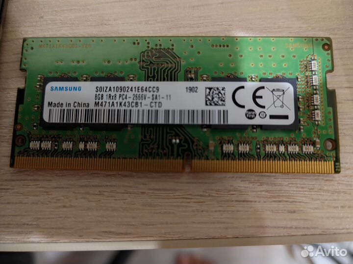 Оперативная память для ноутбука ddr4 8gb 2666