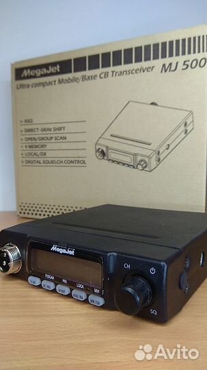 Megajet MJ-500 маленькая рация в авто