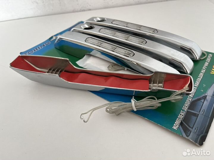 Тюнинг хром накладки на ручки дверей Ваз 2109 2114