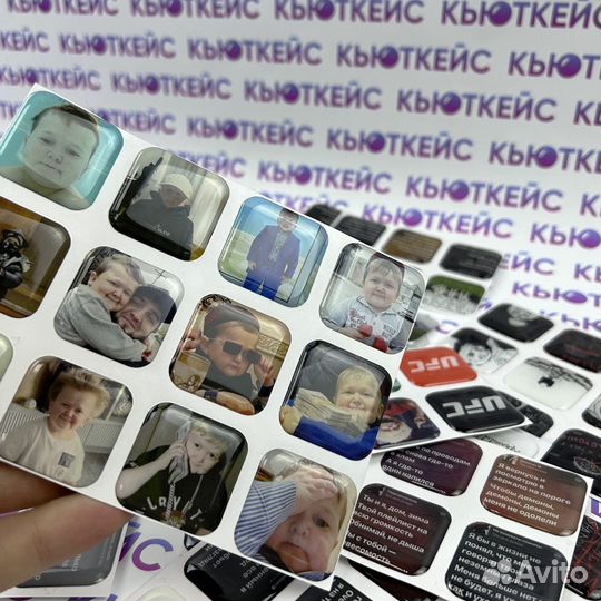 3d стикеры оптом микс с разными картинками