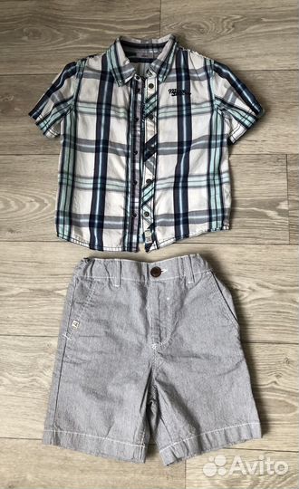 Шорты + рубашка 98-104