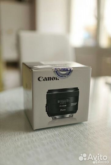 Объектив canon ef 35mm f 2 IS USM