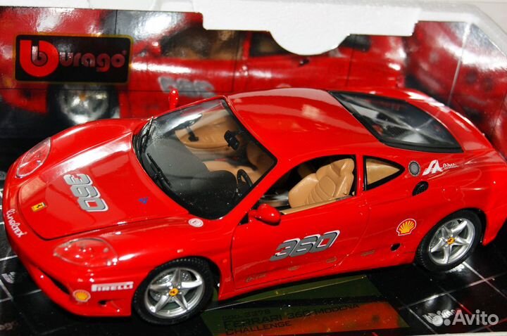 1/18 Редкая Bburago Ferrari Modena Challenge Ит