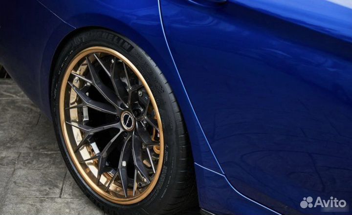 Кованые диски в стиле Brixton для BMW M5 F90 R20