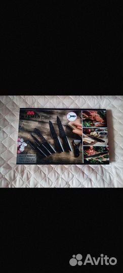 Набор ножей 5 шт и овощечистка фирмы walmer