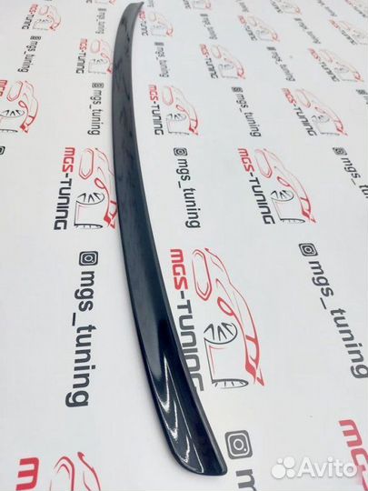 Спойлер BMW 3 Series E46 (Купе) M3 Style чёрный