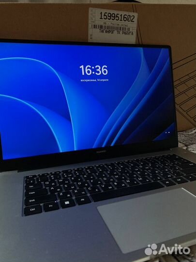 Ноутбук huawei D15, R5 5500/16GB/512 SSD