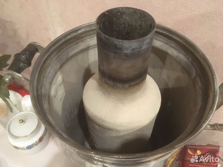 Самовар дровяной угольный