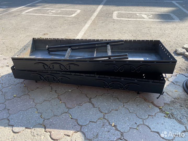 Мангал большой, высокий