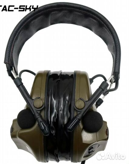 Тактические наушники на шлем