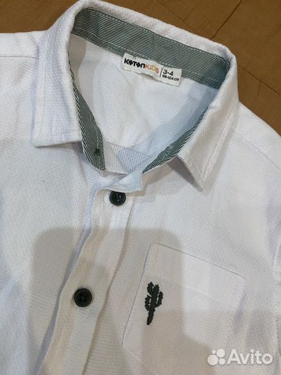 Рубашка Mango,брюки H&M 104 мальчику