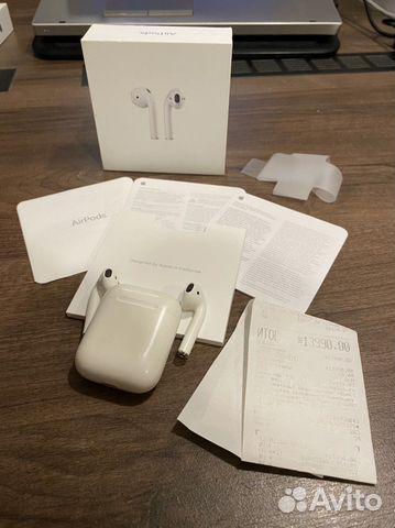 Airpods 1 оригинал купить в Санкт-Петербурге | Электроника | Авито