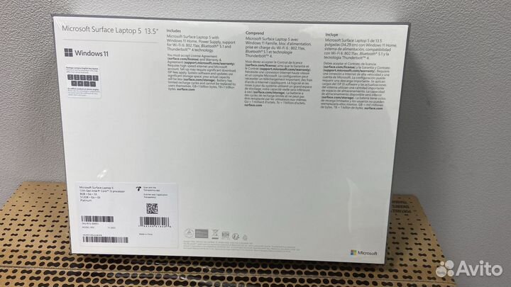 Ноутбук microsoft surface laptop 5 13 8/512gb