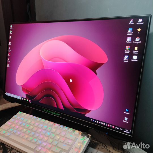 Игровой монитор 165 герц, новый,24 дюйма,новый