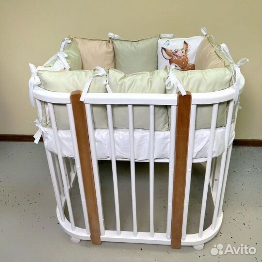 Кроватка 4в1 Mika и матрасы