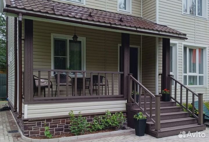 Лестница в дом из дпк на заказ