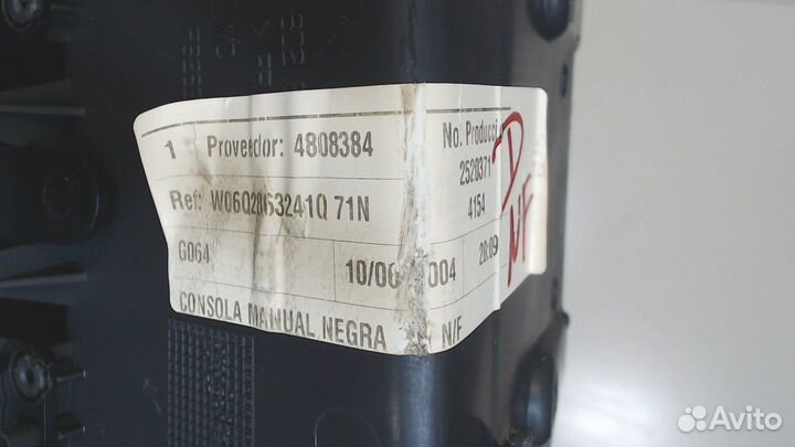 Пластик центральной консоли Volkswagen Polo, 2004