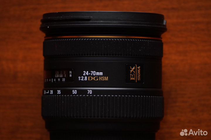 Объектив sigma 24-70 mm, 1:2.8 DG HSM for Sony