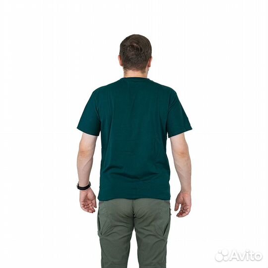 62832 Футболка однотонная изумрудный (KG, 64, (64)