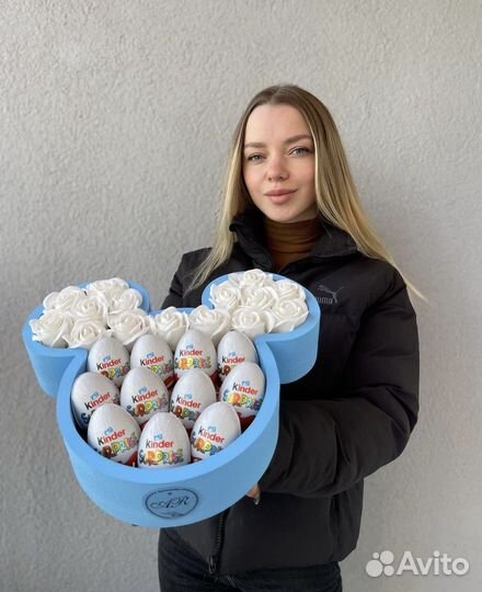 Съедобный сладкий шоколадный бокс набор букет