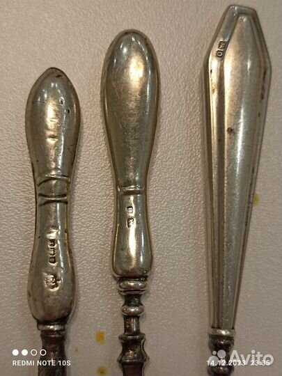 Предметы для маникюра, серебро