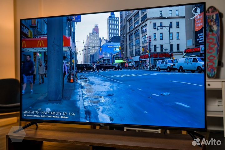 Новый телевизор haier 58 SMART tv 4K