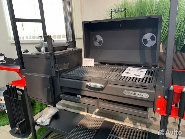 Печь - мангал Искандер 360 Инклайн Эйр