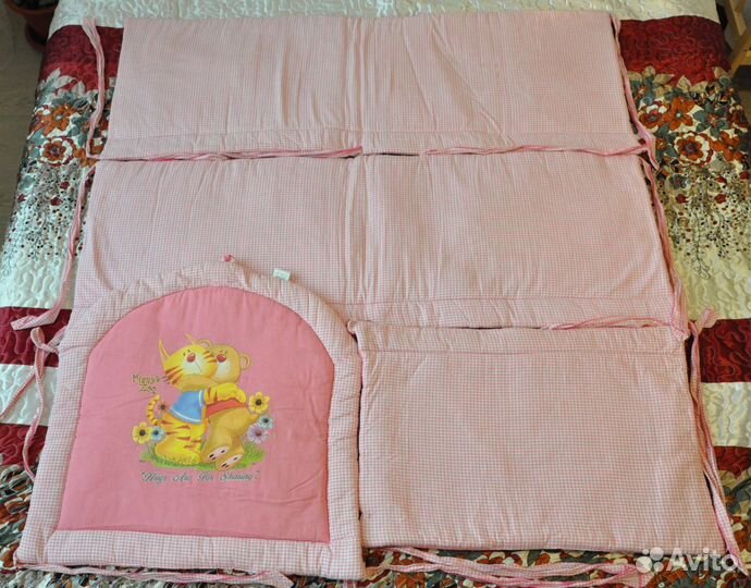 Бортики и балдахин набор в кроватку