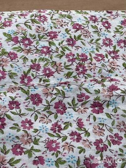 Ткань СССР сатин хлопчатомужная