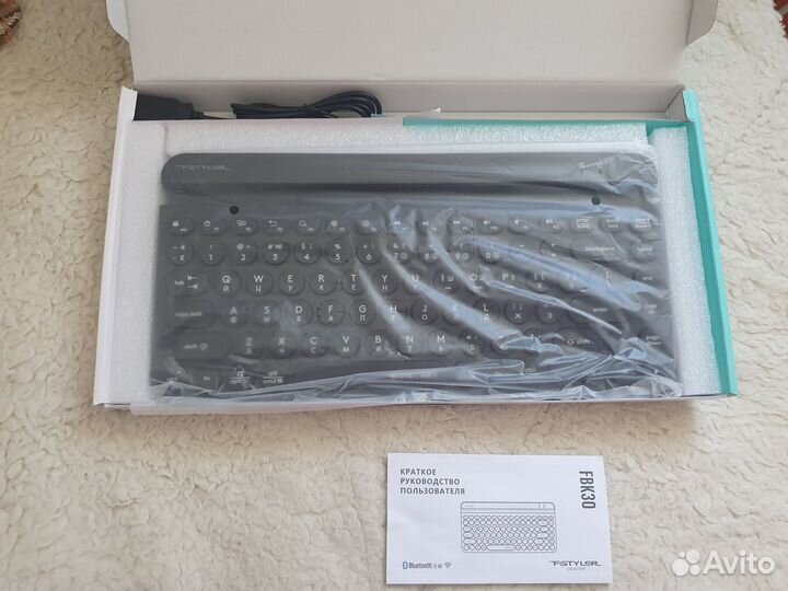 Клавиатура беспроводная A4Tech Fstyler FBK30