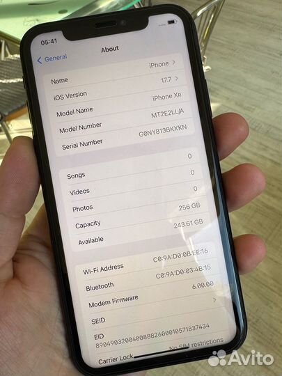 iPhone Xr, 256 ГБ