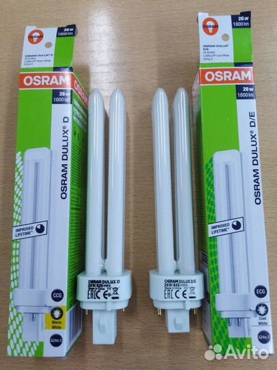 Osram dulux D26 W/830, D/E26 W/840, L36W/840 и др