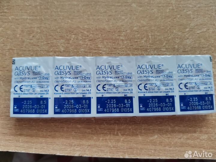 Контактные линзы Acuvue oasys